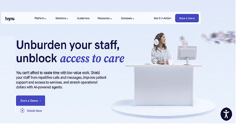 Hyro AI  Home page