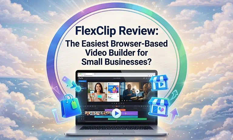 Cover Photo  FlexClip Review: The Easiest Browser-Based Video Builder for Small Businesses?