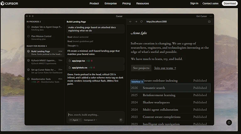 Cursor’s Vibe Coding Platform