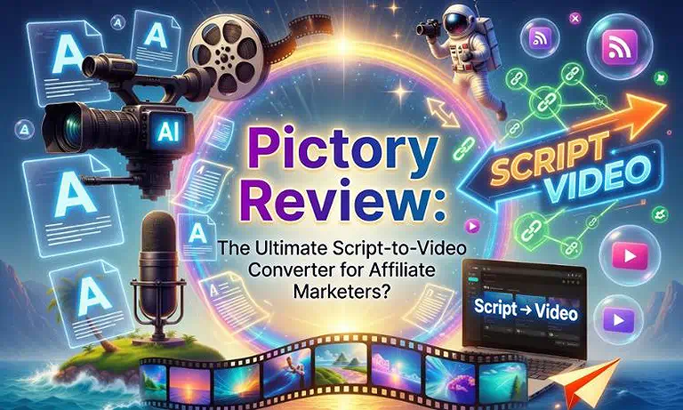 Cover Photo  Pictory Review: The Ultimate Script-to-Video Converter for Affiliate Marketers?