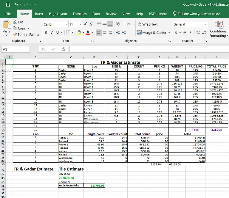 Aspose preserved fonts, colors, merged cells, and the original worksheet layout with excellent conversion