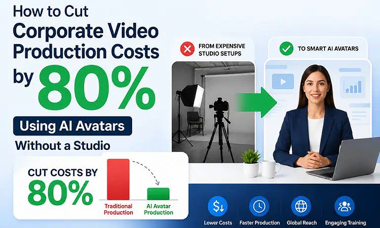 How to Cut Corporate Video Production Costs by 80% Using AI Avatars Without a Studio