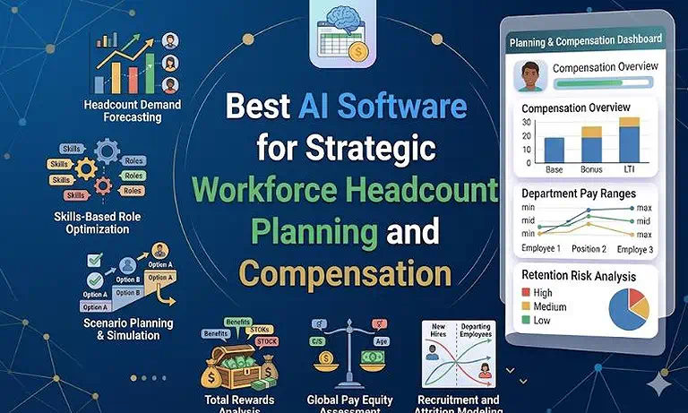 Cover Photo  Best AI Software for Strategic Workforce Headcount Planning and Compensation
