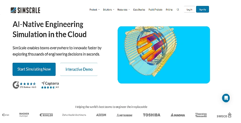 SimScale Official page