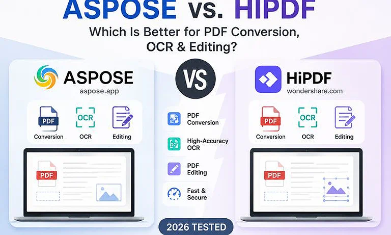 Aspose vs. HiPDF: Which Is Better for PDF Conversion, OCR & Editing? (2026 Tested)