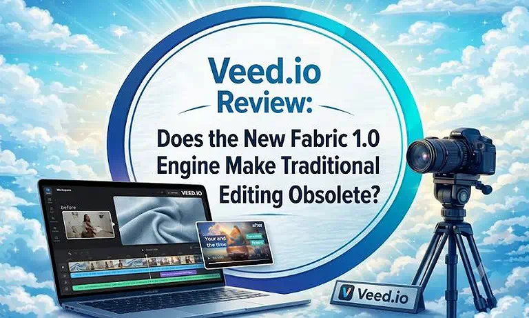 Cover Photo Veed.io Review: Does the New Fabric 1.0 Engine Make Traditional Editing Obsolete?