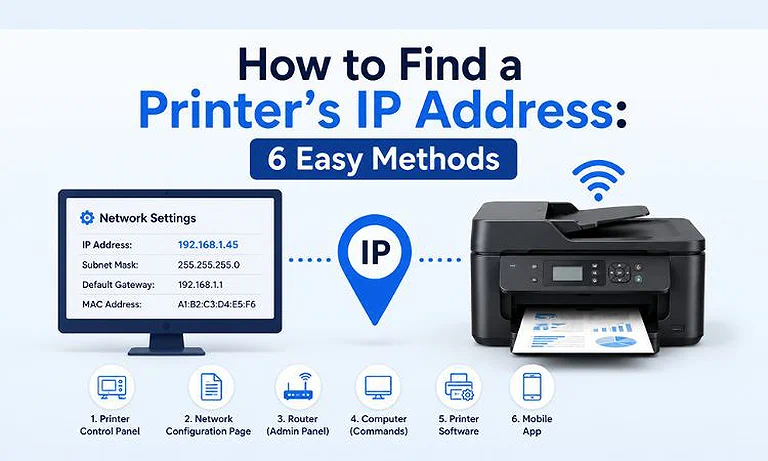 Cover Photo How to Find a Printer's IP Address: 6 Easy Methods