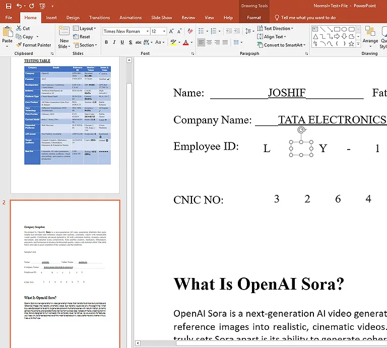 Aspose converted form containing boxes but only editable when boxes removed