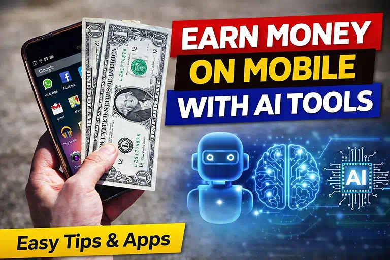 22 Tested Methods to Make Money on Your Phone Using AI in 2026