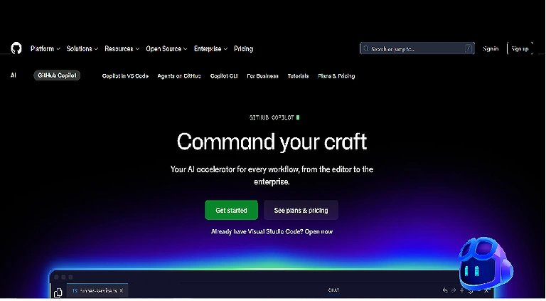 GitHub Copilot Official page