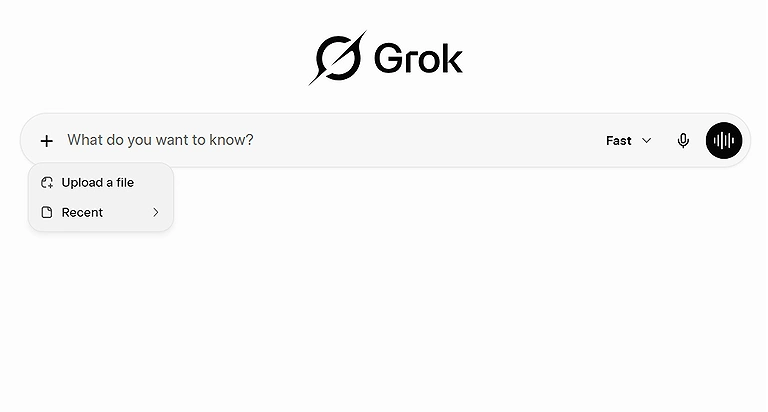 Grok  AI   Home page