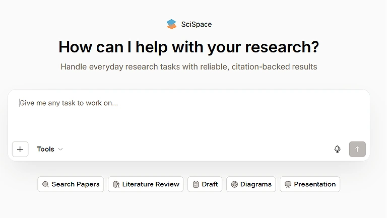 SciSpace Official source page