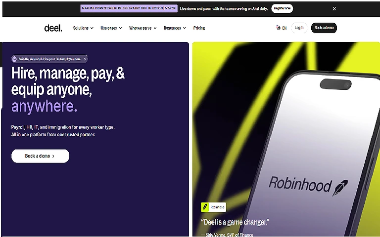 Deel Official Home Page