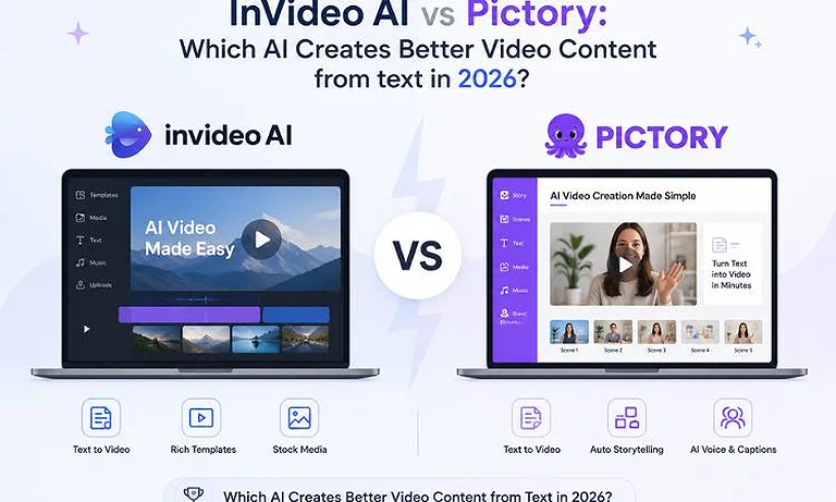 Cover Photo InVideo AI vs Pictory: Which AI Creates Better Video Content from text in 2026?