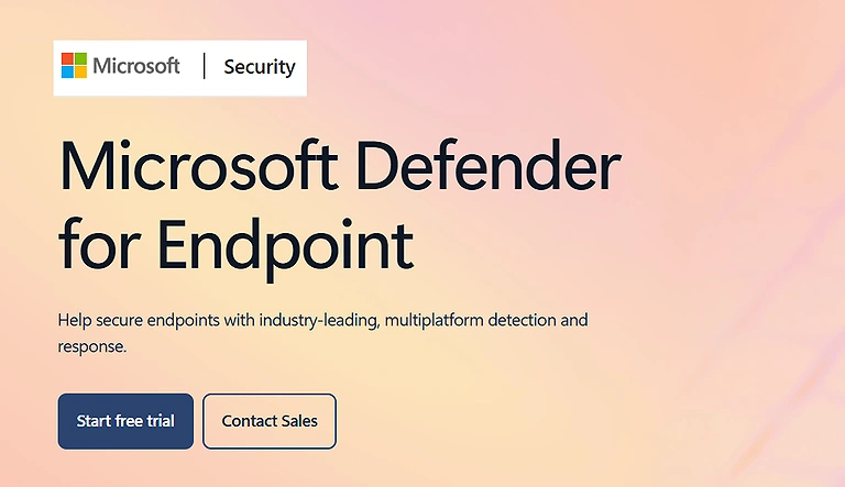 Microsoft Defender for Endpoint Home page