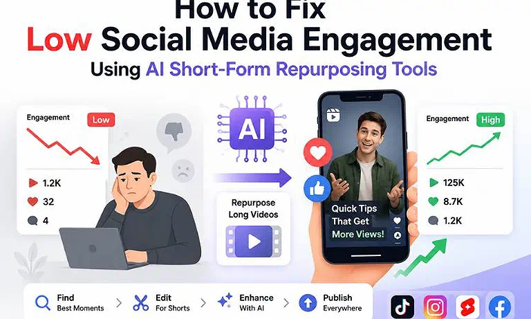 How to Fix Low Social Media Engagement with AI (2026)